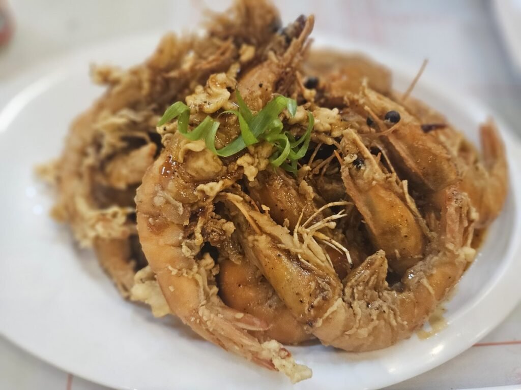 세부 영어캠프 맛집 츄비츄비 갈릭 솔트페퍼 쉬림프