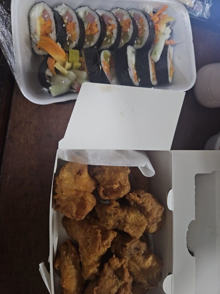 세부 영어캠프 맛집 조선치킨 프라이드 김밥